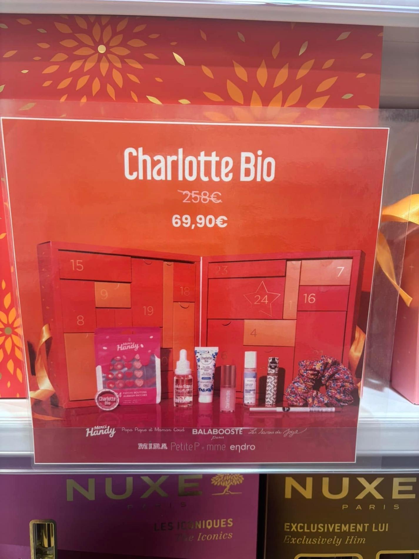 Calendrier de l&rsquo;avent CHARLOTTE BIO