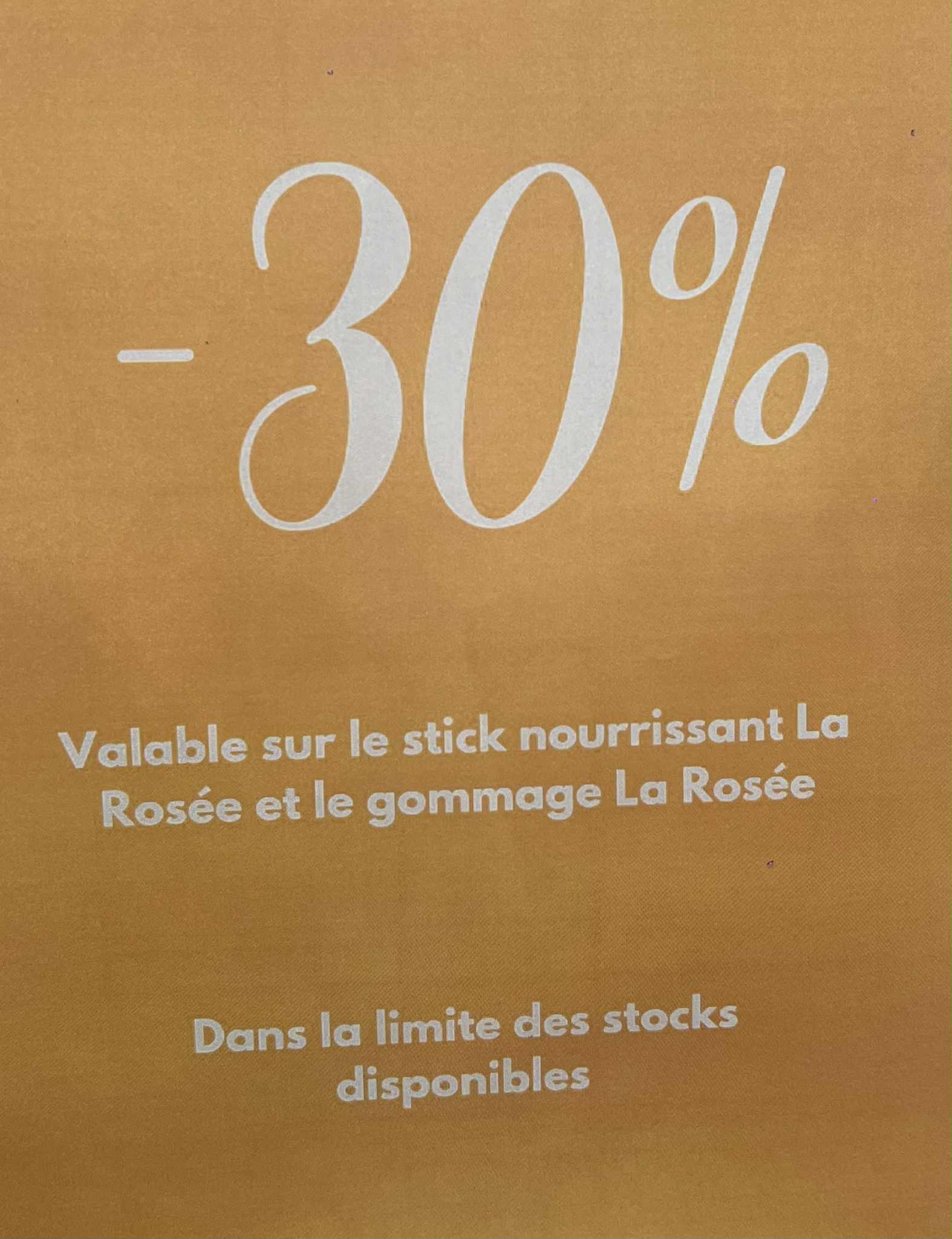 🔥 -30 % sur vos indispensables La Ros&eacute;e !