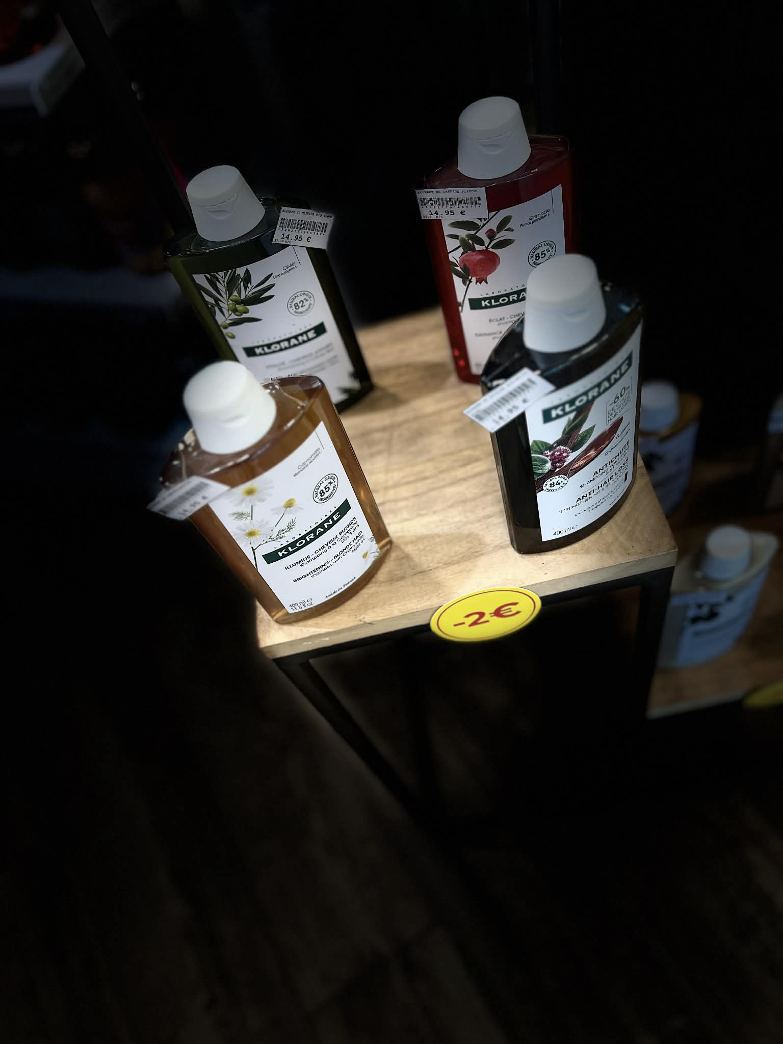 Promotion sur les shampoings Klorane