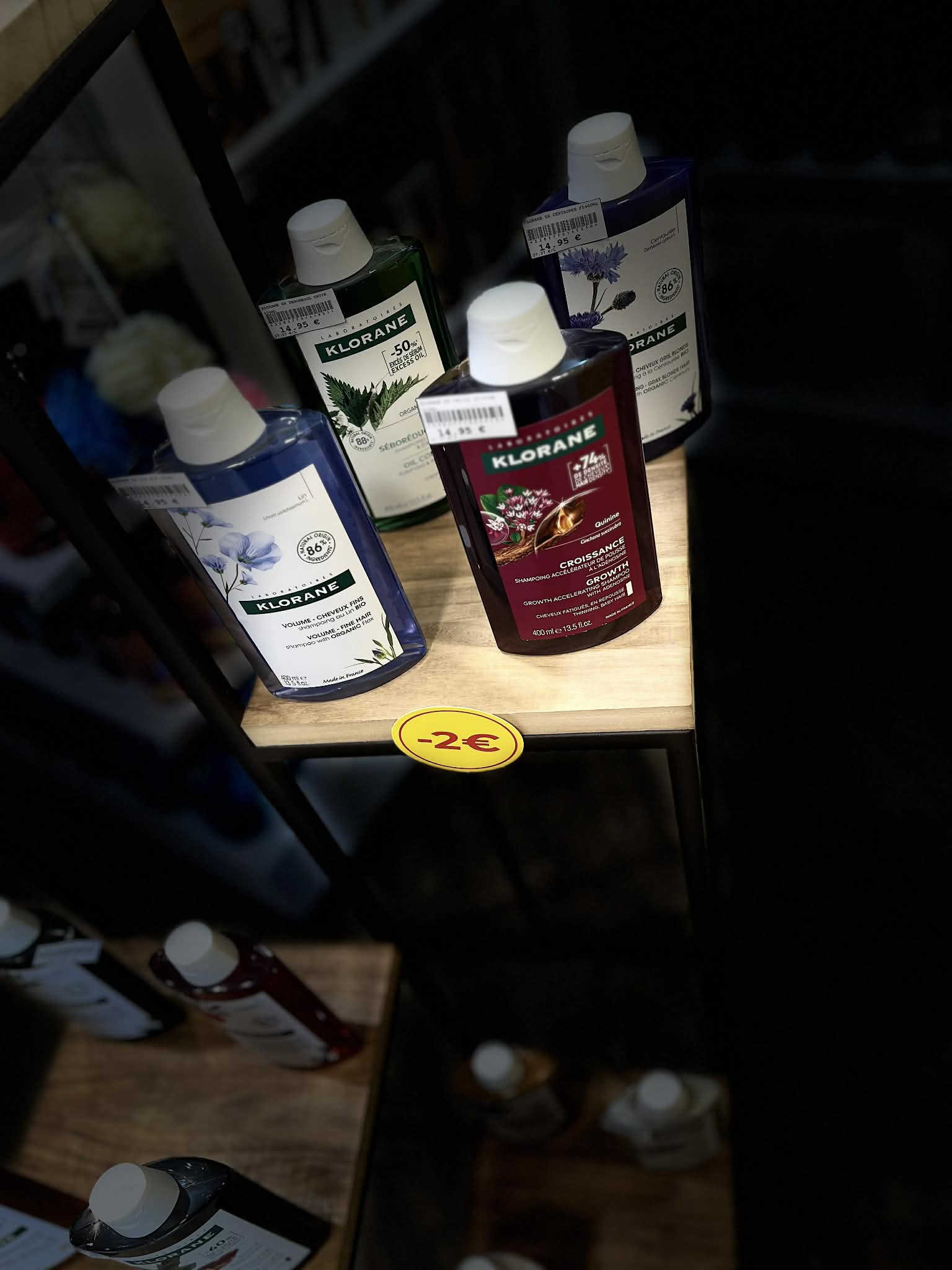 Promotion sur les shampoings Klorane