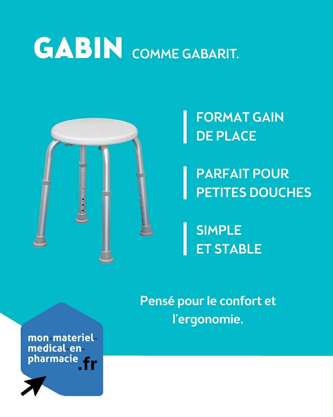 Chaise de douche HANDIPHARM