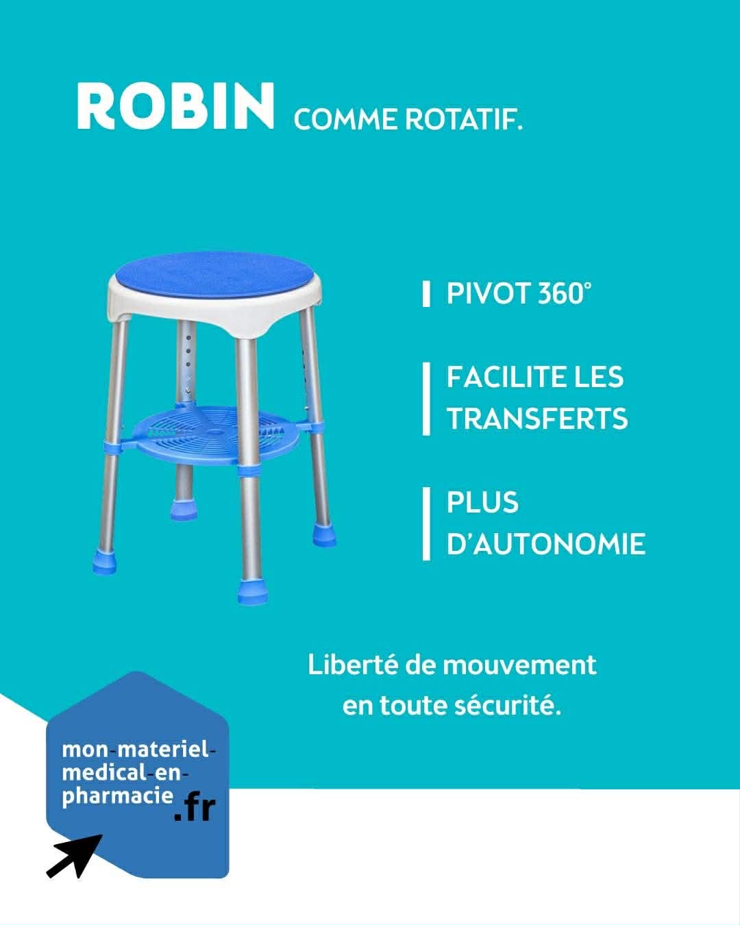 Chaise de douche HANDIPHARM