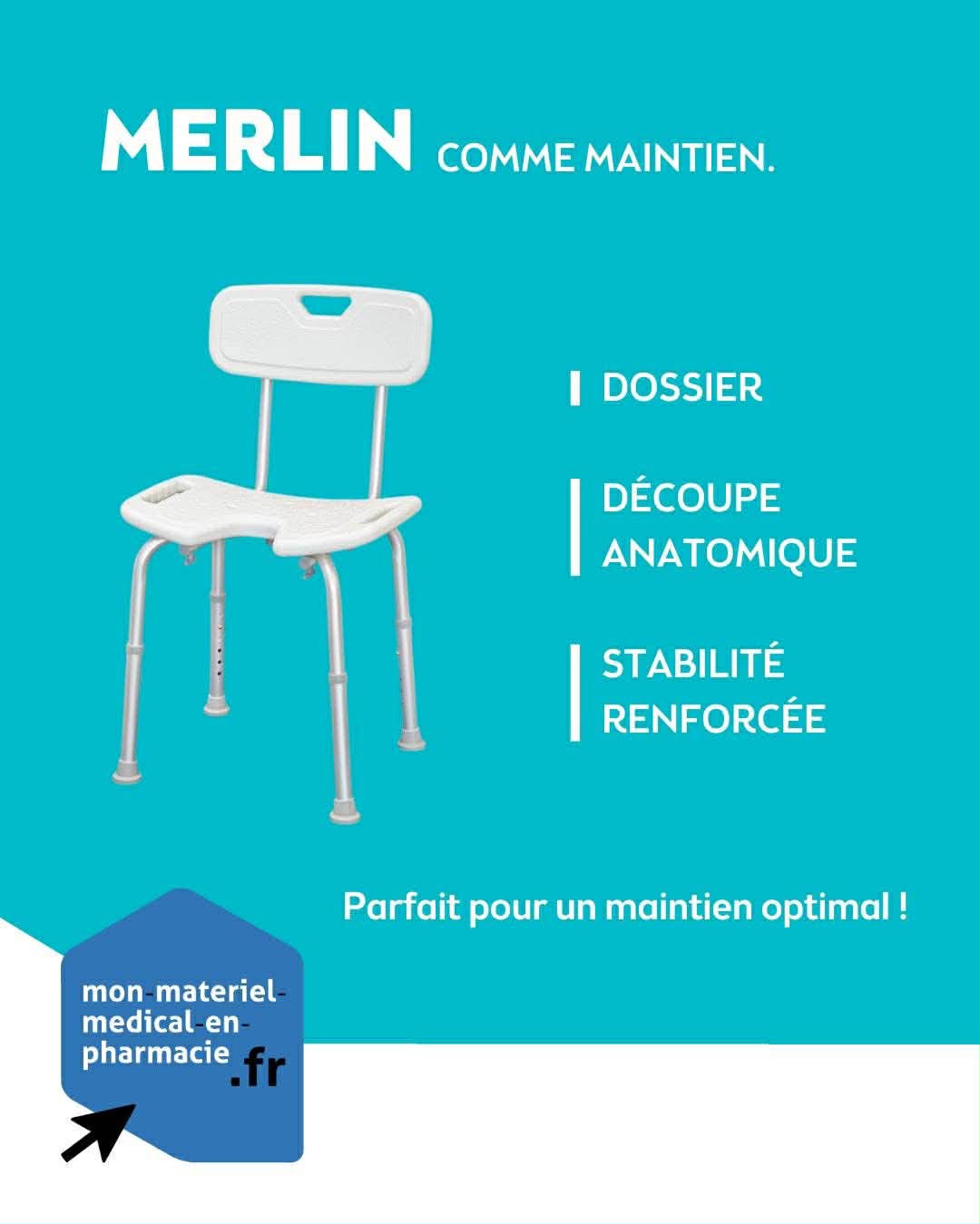 Chaise de douche HANDIPHARM