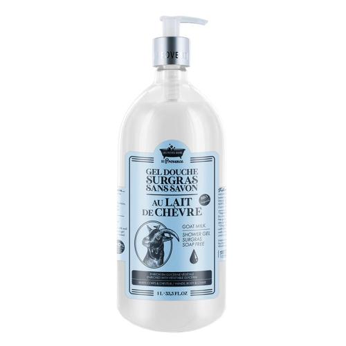 Gel Douche Surgras Sans Savon Au Lait de Chèvre 1L