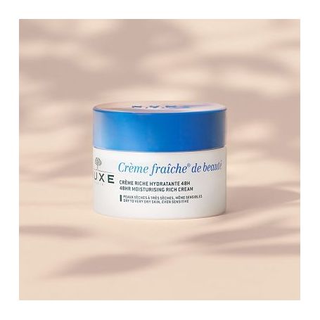 Crème Fraiche de Beauté, Crème Riche Hydratante 48H