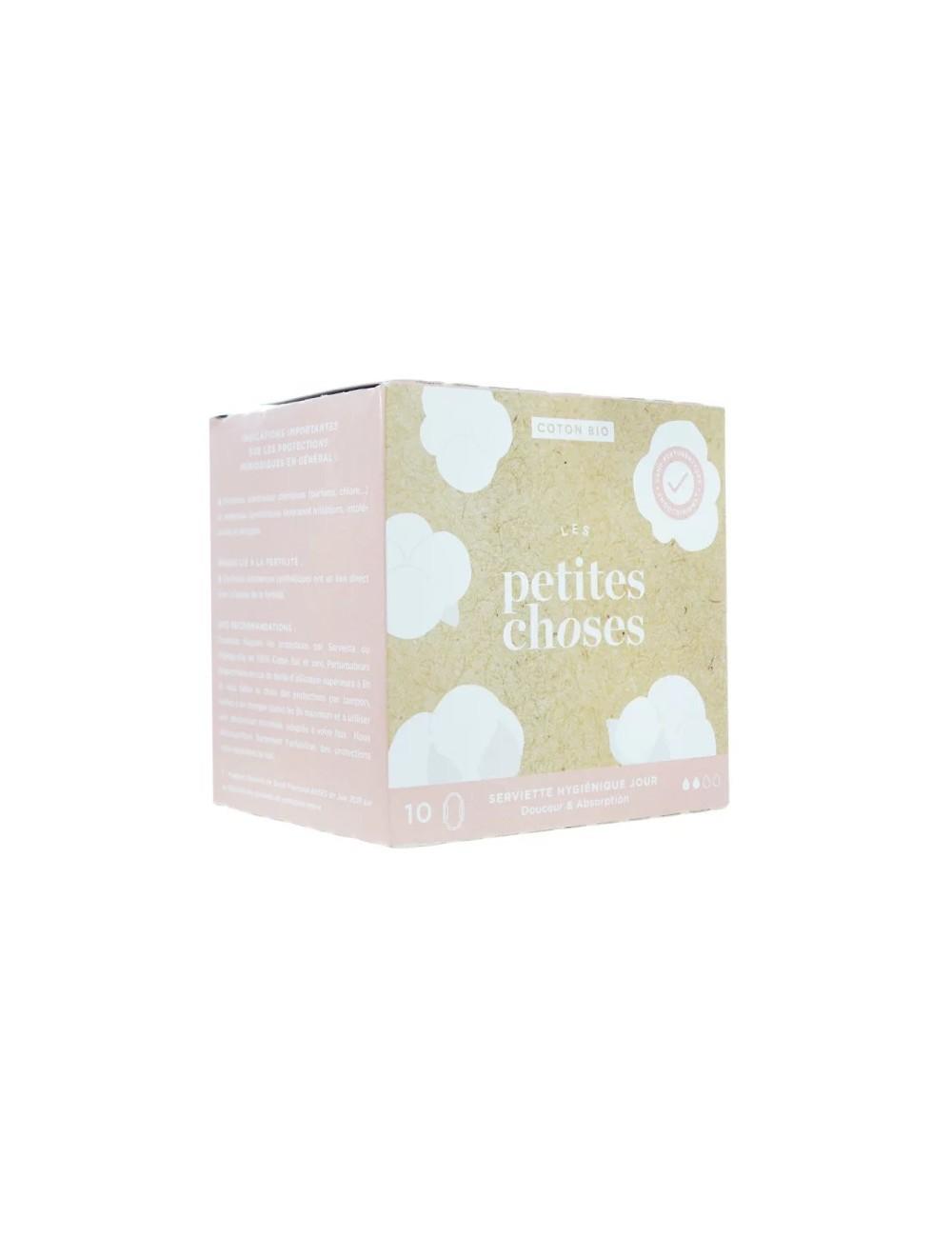 Serviettes hygiéniques jour 2 gouttes boîte de 10