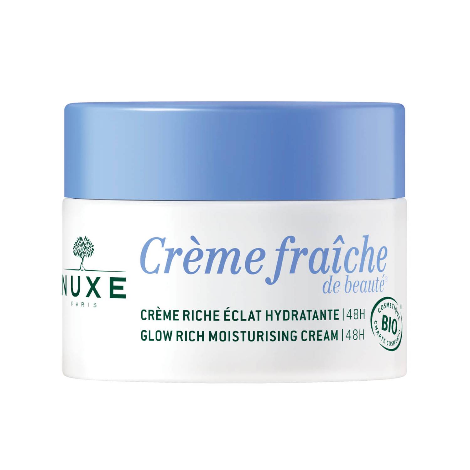 Crème fraiche, crème riche éclat hydratante